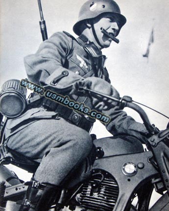motorized Wehrmacht troops
