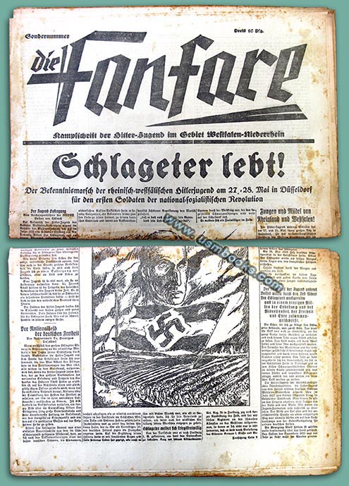 1933 DIE FANFARE - KAMPFSCHRIFT DER HITLER-JUGEND