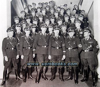 Reichsfuhrer-SS Heinrich Himmler, Reinhard Heydrich, Ernst Kaltenbrunner, Sepp Dietrich, SS uniforms