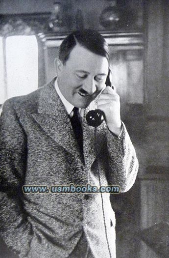Hitler listens to election results at the Berghof