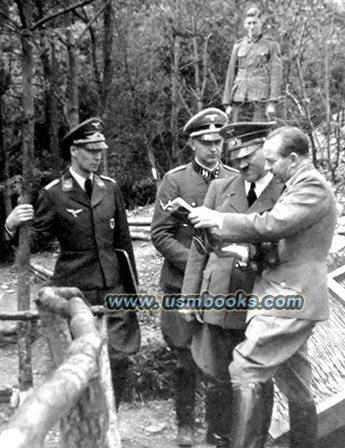Pressechef Dr. Dietrich, Hermann Fegelein and Adolf Hitler
