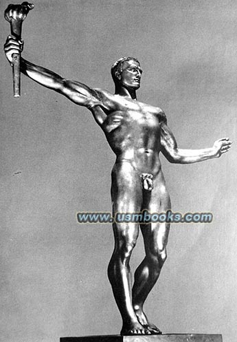 Arno Breker heroic Nazi statue Reichskanzlei Berlin
