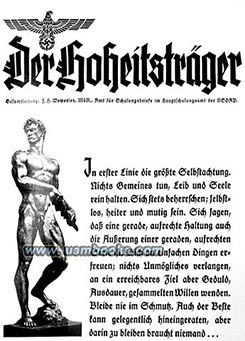 Der Hoheitstrger (The Standard Bearers) August 1939