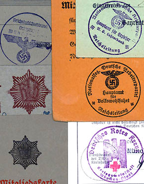 Nazi rubber stamps