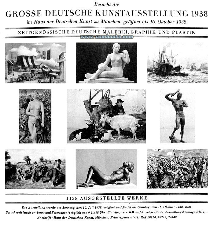 Nazi nudes, heroic sculptures