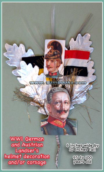 Imperial German helmet decoration