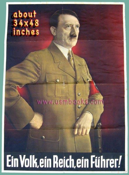 Adolf Hitler election poster