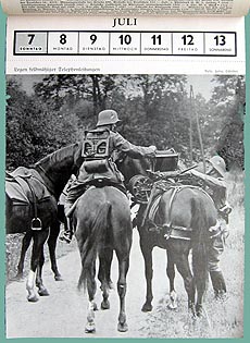 Wehrmacht soldier on horse