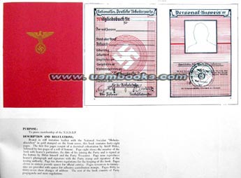 Nazi Party membership book