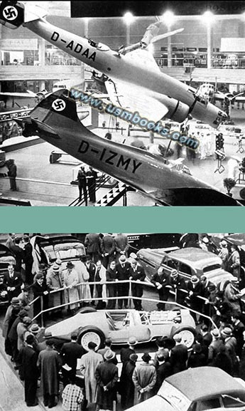 1937 International Airplane Exhibition Milan; 1937 International Autobomil Salon Paris