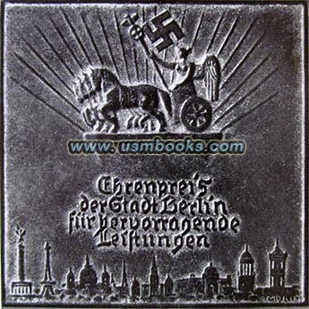 1937 Honor Prize Berlin
