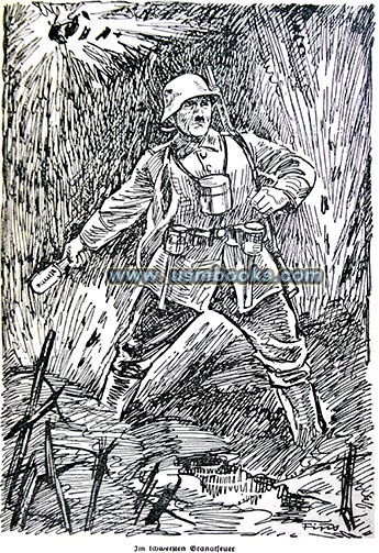 Fips illustration Hitler in WW1