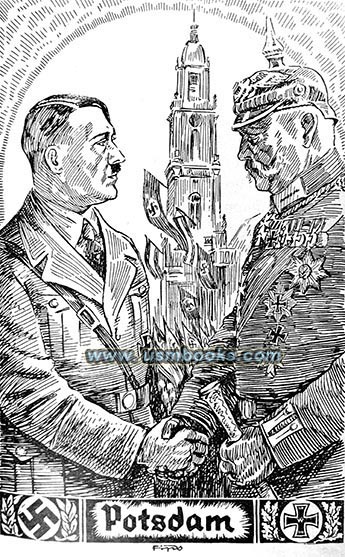 1933 Day of Potsdam, Hitler and Hindenburg