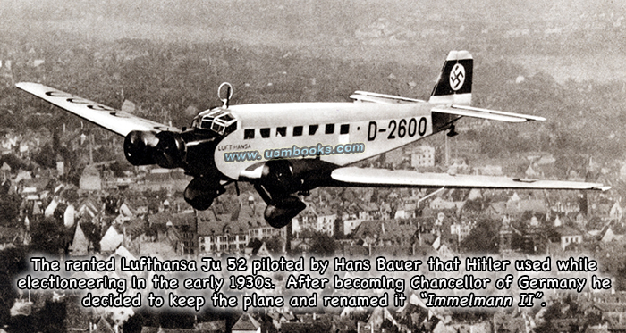 Hitler's Ju 52 D-2600 (Immelman II)