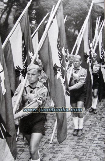 Hitler Youth flags