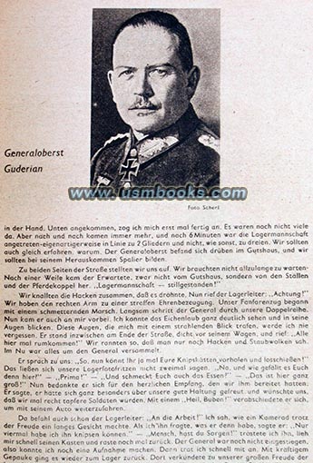 Generaloberst Heinz Guderian vists a KLV camp