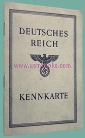 Kennkarte (8 page, late war)