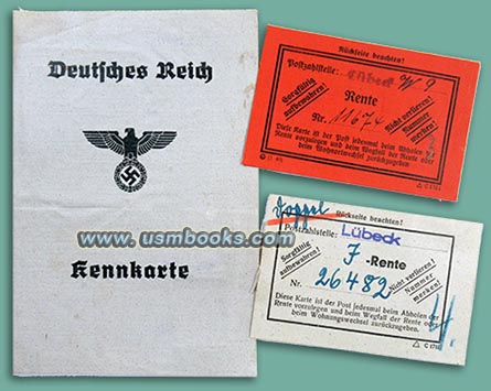 Nazi Kennkarte 1944 Luebeck