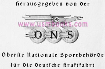 Oberste Nationale Sportbehorde für die Deutsche Kraftfahrt