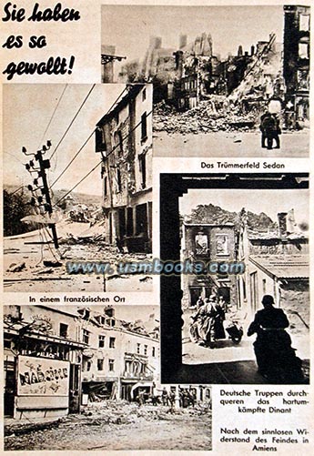 1940 war damage in France
