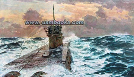 Claus Bergen U-Boot painting