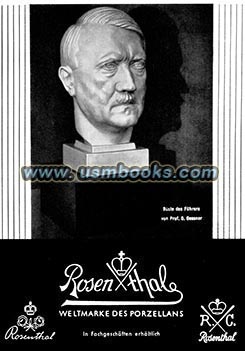 Adolf Hitler bust, Rosenthal Porzellan