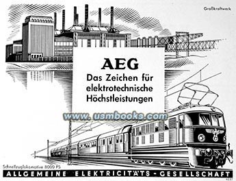 AEG Nazi advertising