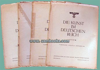 Die Kunst im Deutschen Reich September 1943, Die Kunst im Deutschen Reich November 1943, Die Kunst im Deutschen Reich December 1943