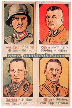 Hitler, Goering, Roehm, Ritter von Epp