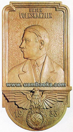 1933 Volkskanzler Hitler badge