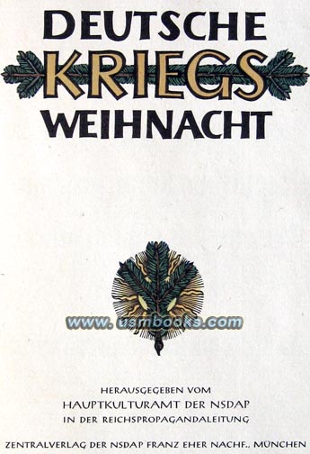 published by the Hauptkulturamt der NSDAP in der Reichspropagandaleitung