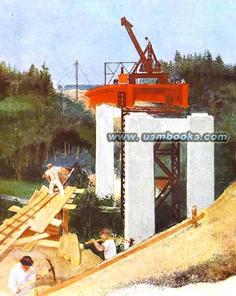 Nazi freeway bridge construction