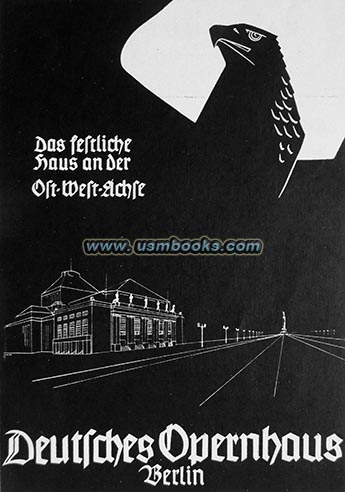 Berlin Opera House advertising during WW2