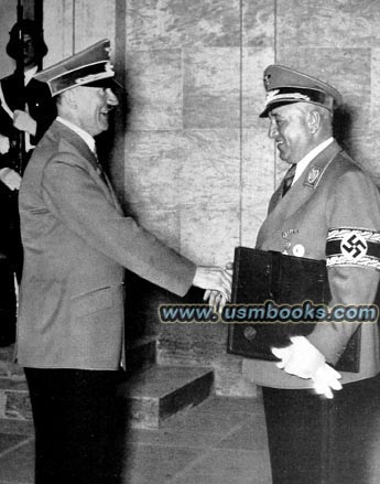 Dr. Ley and Adolf Hitler