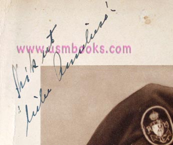 Felix Luckner autograph