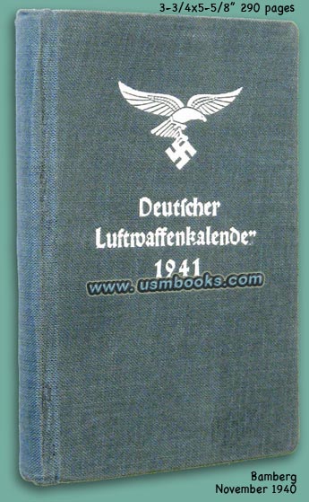 1941 Deutscher Luftwaffen Kalender