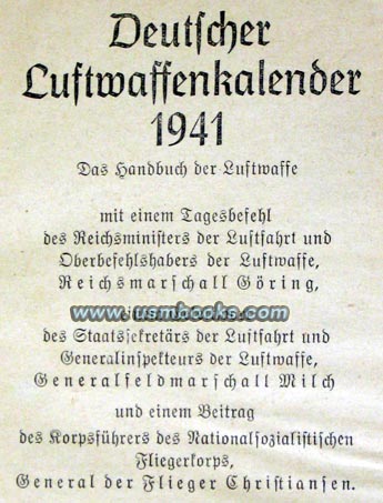 Das Handbuch der Luftwaffe 1941