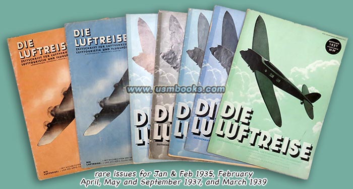 DIE LUFTREISE, Zeitschrift fuer Luftverkehr Lufttourismus und Flugsport