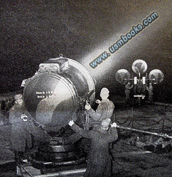 Luftwaffe searchlights