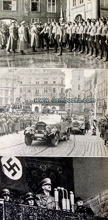 Adolf Hitler, Himmler, Heydrich in Prag