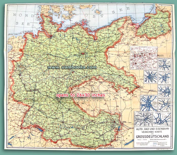 Nazi Map of Greater Germany