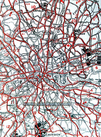 WW2 map London