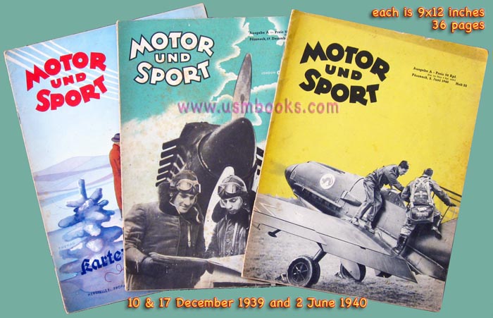 3. Reich Motor und Sport Zeitschrifte