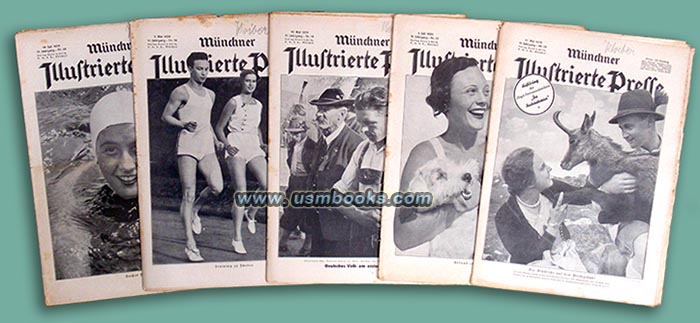 1934 issues of Münchner Illustrierte Presse (Munich Illustrated Press) 