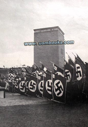 Nazi swastika flags at Tannenberg
