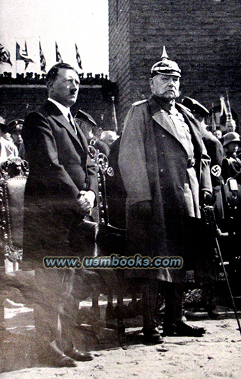 Hitler and Hindenburg at Tannenberg in 1933