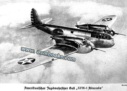 Bell XFM-1 Airacuda on the cover of the 29 July 1938 issue of Militr-Wochenblatt