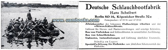 Wehrmacht Schlauchboot, Nazi rubber boat advertising