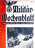 Militär-Wochenblatt: unabhängige Zeitschrift für die deutsche Wehrmacht