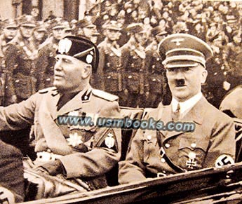 Mussolini visits Hitler, September 1937